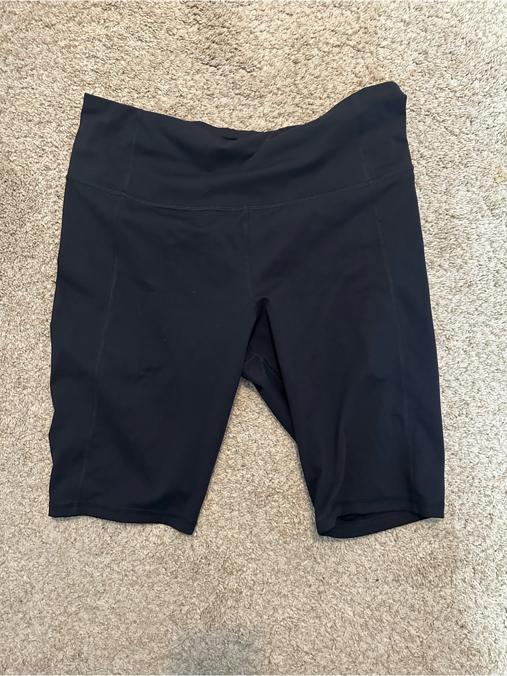 all in motion Black High-Waist Bike Shorts